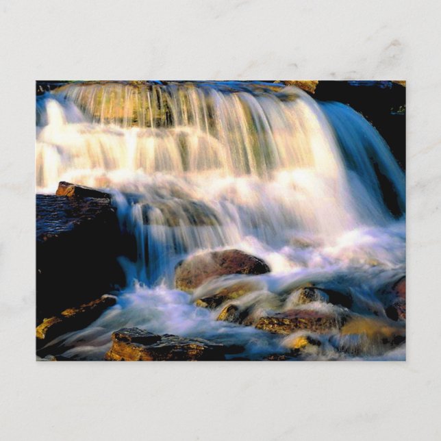 Carte Postale Les chutes du parc national du Glacier (Devant)
