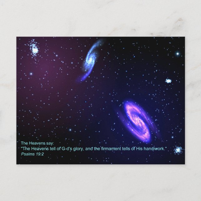 Carte Postale Les cieux (Devant)