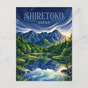 Carte Postale Les cinq lacs de Shiretoko Japon