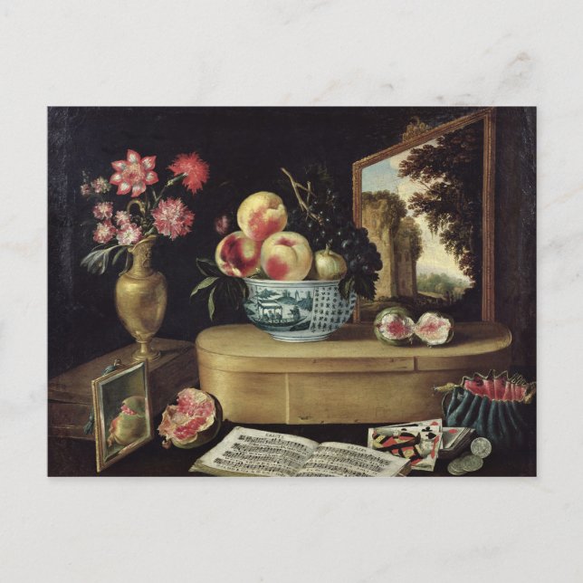 Carte Postale Les cinq sens, 1638 (Devant)
