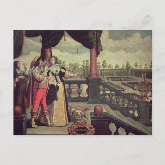 Carte Postale Les cinq sens - Odeur (Devant)