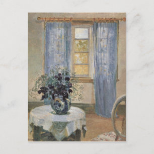 Carte Postale Les Clematis bleus d'Anna Ancher dans le Studio de