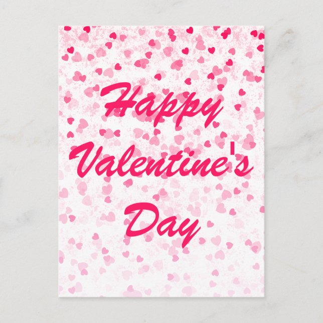 Carte Postale Les Coeurs et l'Amour de Valentine (Devant)