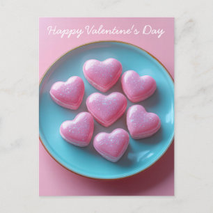 Carte Postale Les coeurs roses de la Saint-Valentin