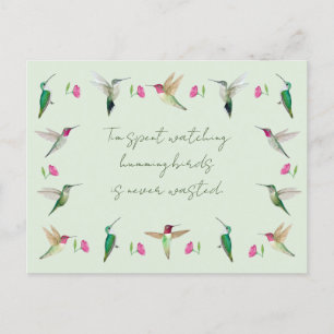 Carte Postale Les colibris d'Anna