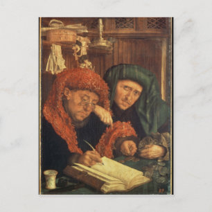 Carte Postale Les collecteurs d'impôts, 1550