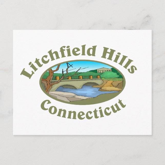 Carte Postale Les collines de Litchfield (Devant)