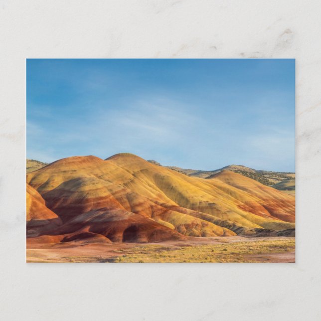 Carte Postale Les collines peintes dans les lits de fossiles de  (Devant)