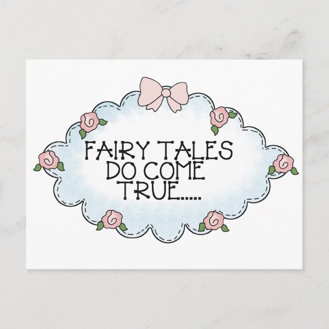 Carte Postale Les Contes De Fée Se Réalisent... (Devant)