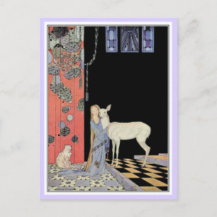 Carte Postale Les contes de fées français : Blondine et Bonne-Bi