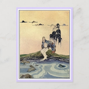 Carte Postale Les contes de fées français : Violette et crapaud