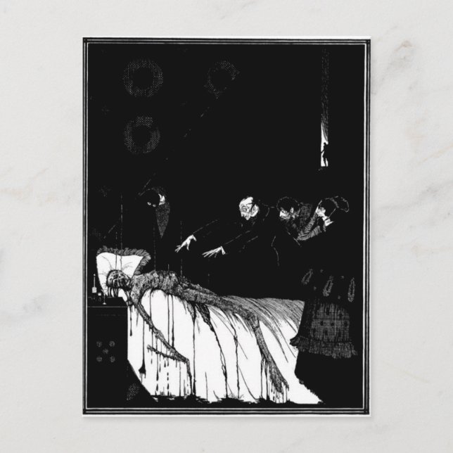 Carte Postale Les contes de Poe sur le mystère et l'imagination (Devant)