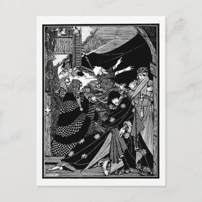 Carte Postale Les contes de Poe sur le mystère et l'imagination (Devant)