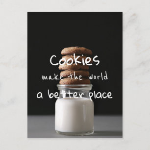 Carte Postale Les cookies Font Du Monde Un Meilleur Endroit / Ph
