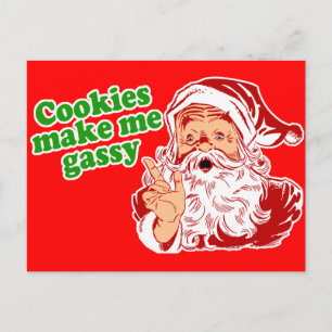 Carte Postale Les cookies Me Rendent Gassy