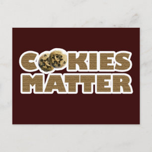 Carte Postale Les cookies sont importants