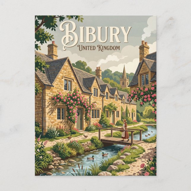 Carte Postale Les Cotswolds Royaume-Uni (Devant)