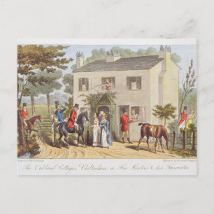 Carte Postale Les Cottages Oakland, Cheltenham ou Fox Hunters a