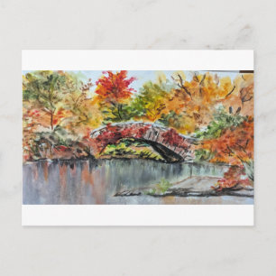Carte Postale Les couleurs vives des arbres de Central Park 
