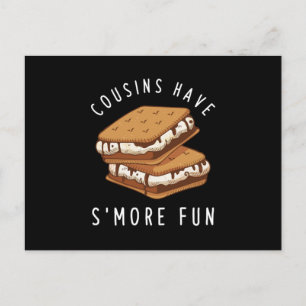 Carte Postale Les cousins ont SMore Fun Frère Soeur Famille Cade