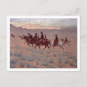 Carte Postale Les Cowpunchers (c/c sur papier)