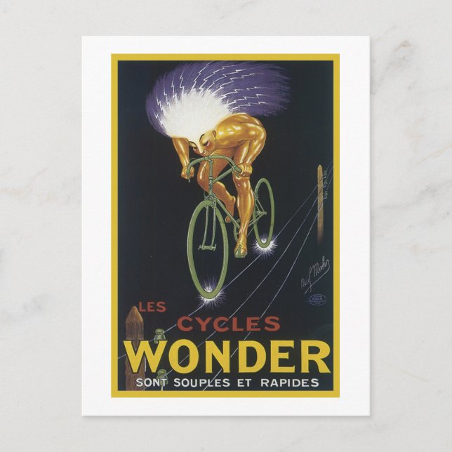 Carte Postale Les Cycles Wonder (Devant)