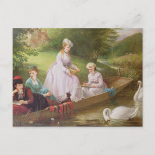 Carte Postale Les cygnes de la Tamise