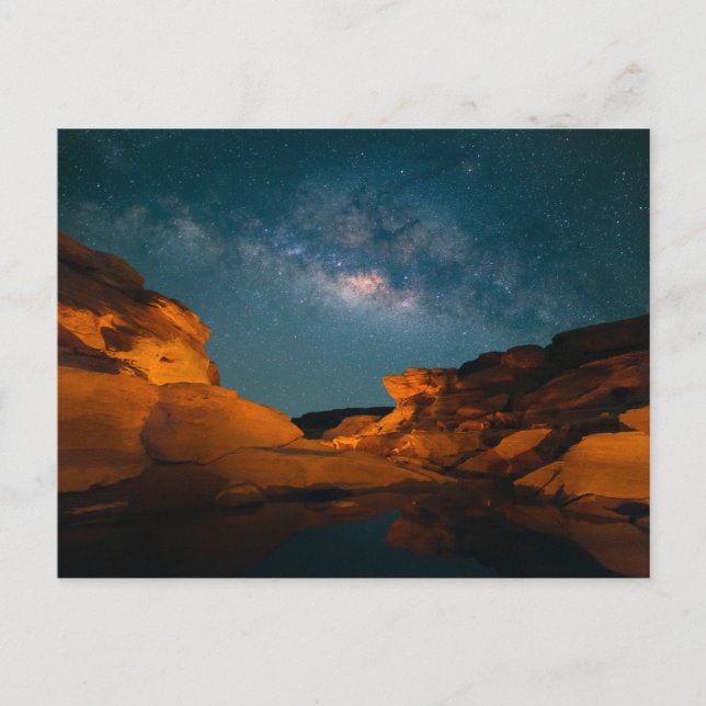 Carte Postale Les déserts | Sam Pan Bok Night time Thaïlande (Devant)