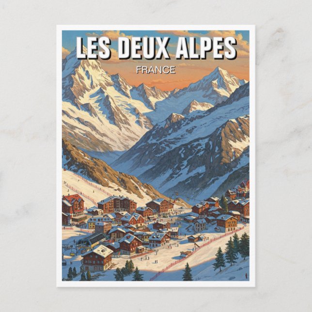 Carte Postale Les Deux Alpes France Travel (Devant)