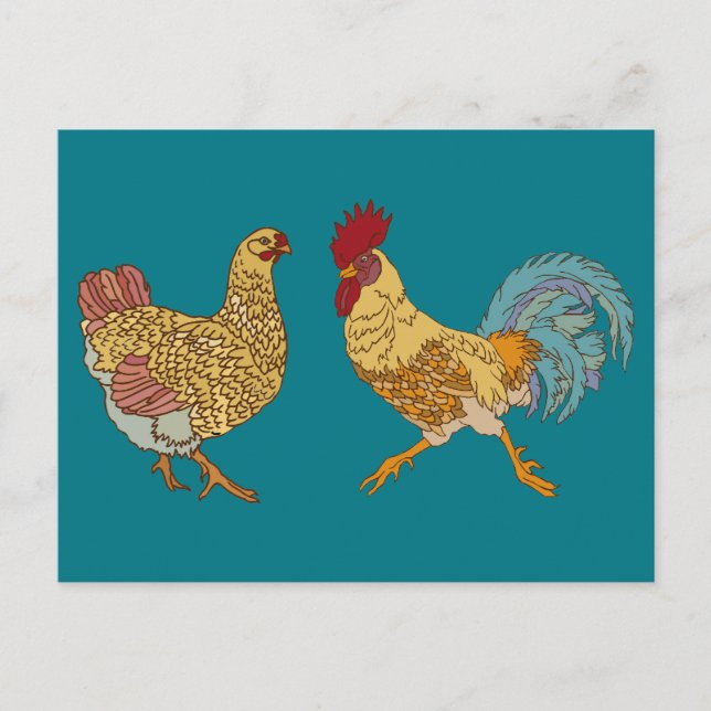 Carte Postale Les deux États-Unis (Devant)