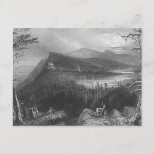 Carte Postale Les Deux Lacs et la Maison de la Montagne