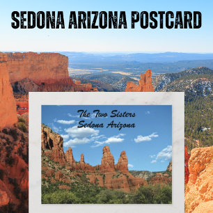 Carte postale Les Deux Soeurs Red Rock Sedona