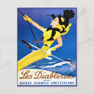 Carte Postale Les Diablerets, Suisse