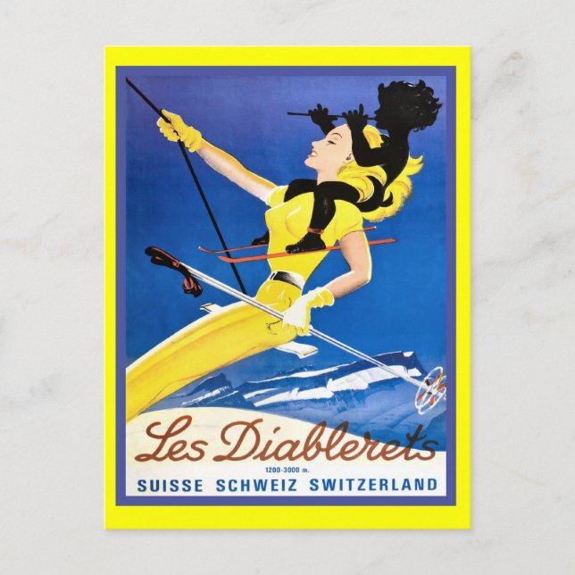 Carte Postale Les Diablerets, Suisse (Devant)