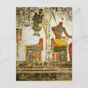 Carte Postale Les Dieux Osiris et Atum, de la Tombe de