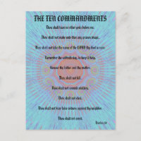 Les Dix Commandements "Expressions extérieures"