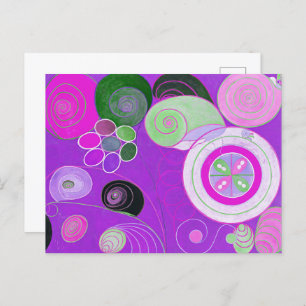 Carte Postale Les Dix Plus Grandes, Groupe IV, No 4 (Violet)