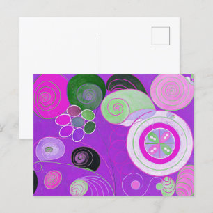 Carte Postale Les Dix Plus Grands, Groupe IV, N°4 (Violet)