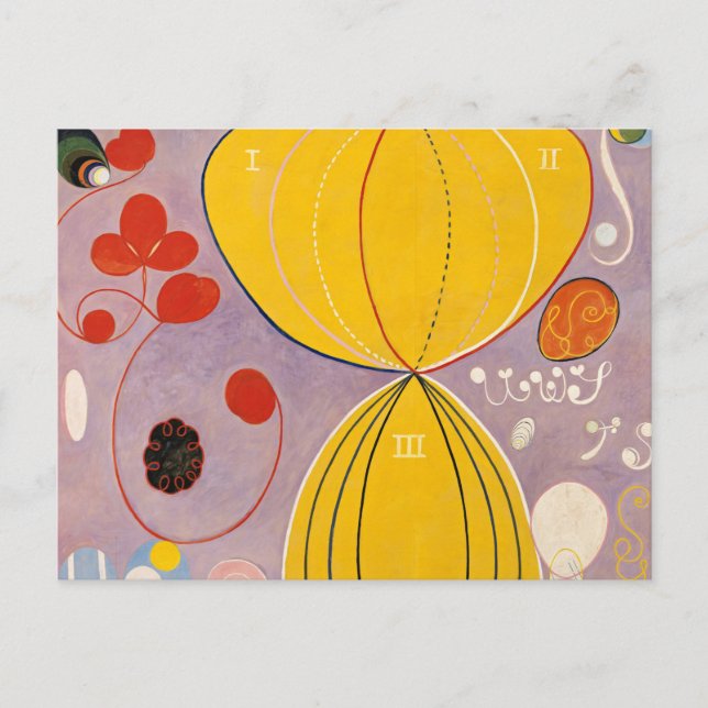 Carte Postale Les dix plus grands, Groupe IV, No 7 par Hilma af  (Devant)
