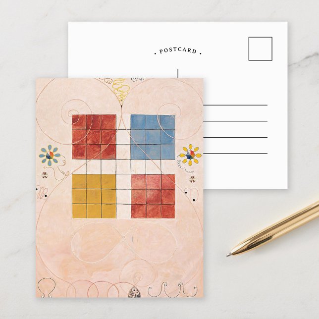 Carte Postale Les Dix Plus Grands N° 10 | Hilma af Klint (Créateur téléchargé)