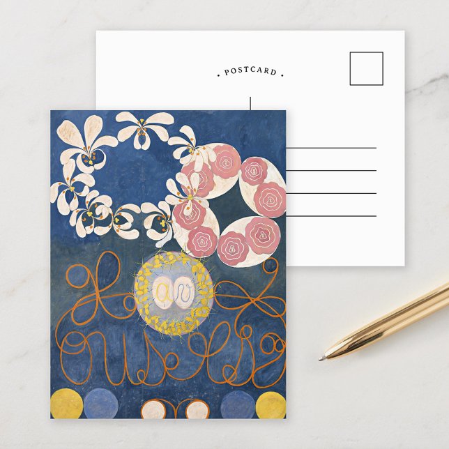 Carte Postale Les Dix Plus Grands N° 1 | Hilma af Klint (Créateur téléchargé)