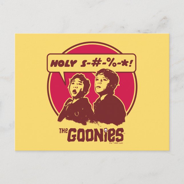 Carte Postale Les données des Goonies jurent (Devant)