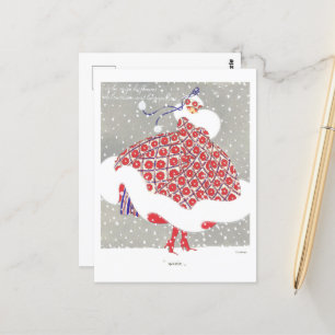 Carte Postale Les douze mois de l'année : Nivose