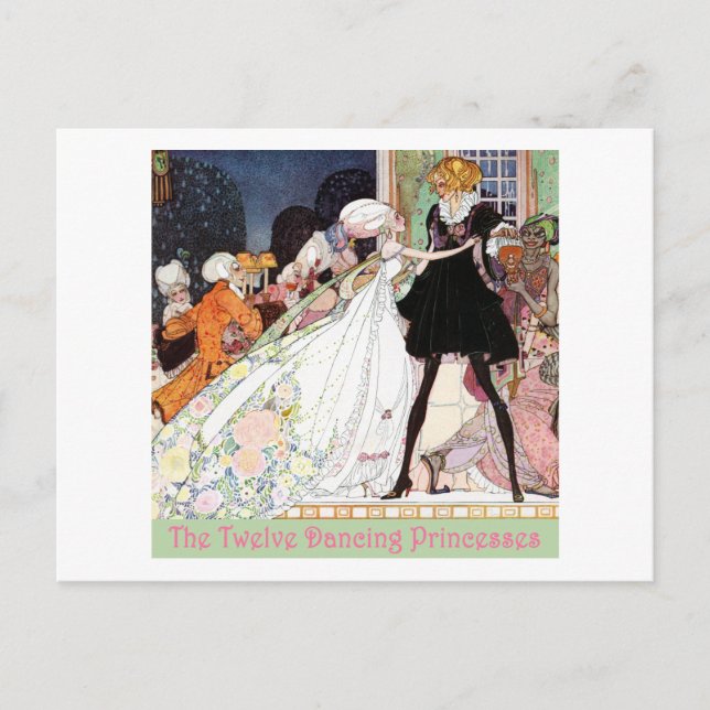 Carte Postale Les douze princesses dansantes (Devant)