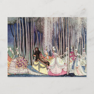 Carte Postale Les douze princesses dansantes de Kay Nielsen