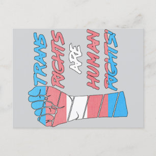 Carte Postale Les droits des personnes trans sont des droits hum