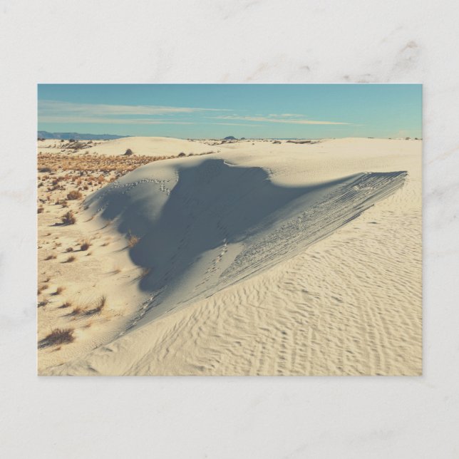 Carte Postale Les dunes du parc national de White Sands (Devant)