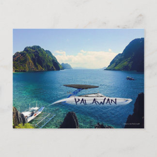 Carte Postale Les eaux immaculées de Palawan