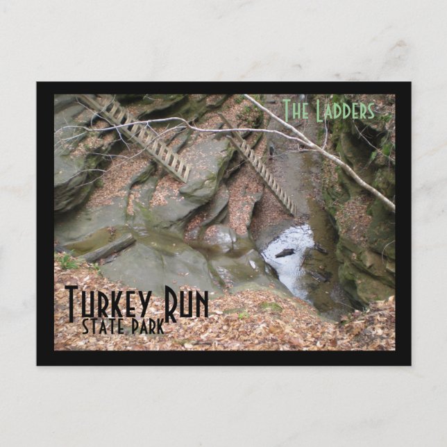 Carte Postale Les échelles, le parc national de la Turquie (Devant)