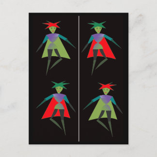 Carte Postale Les elfes de danse signet